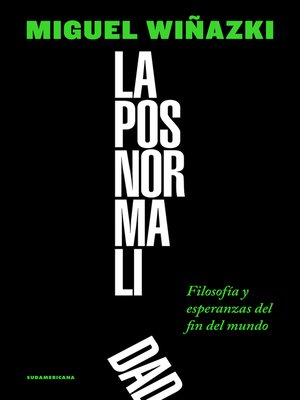 cover image of La posnormalidad